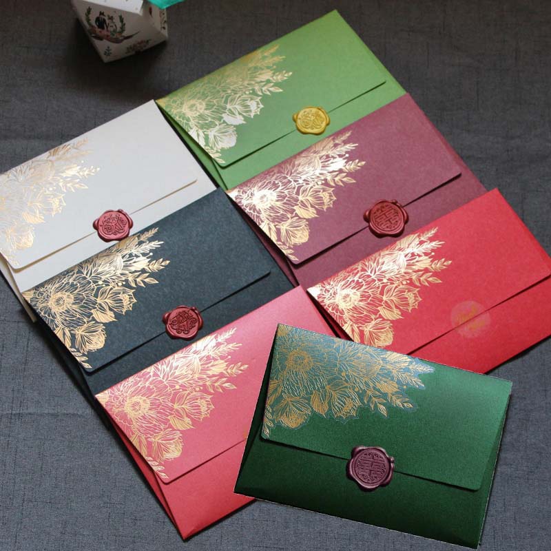 Wax Seal Letter Kit - 10 pçs sem carimbo de alta