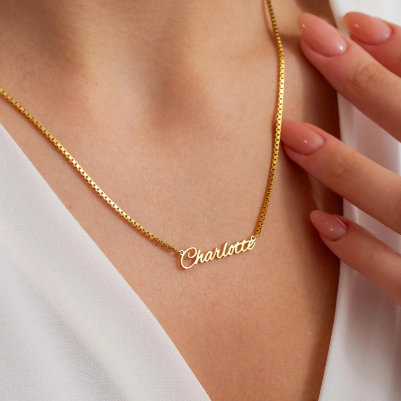 Colar Personalizado com Nome e - Personalized Name Box avaliação e preço