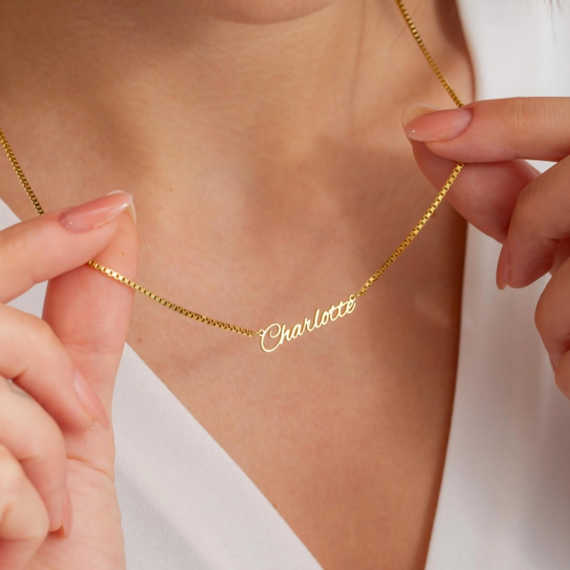Colar Personalizado com Nome e - Personalized Name Box avaliação e preço