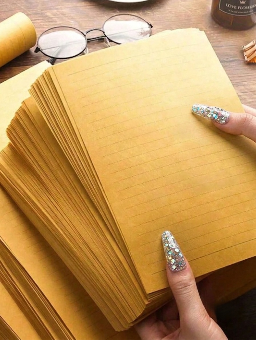 100 Peças de Papel de Carta Po - Wax Seal Letter Kit avaliação e preço