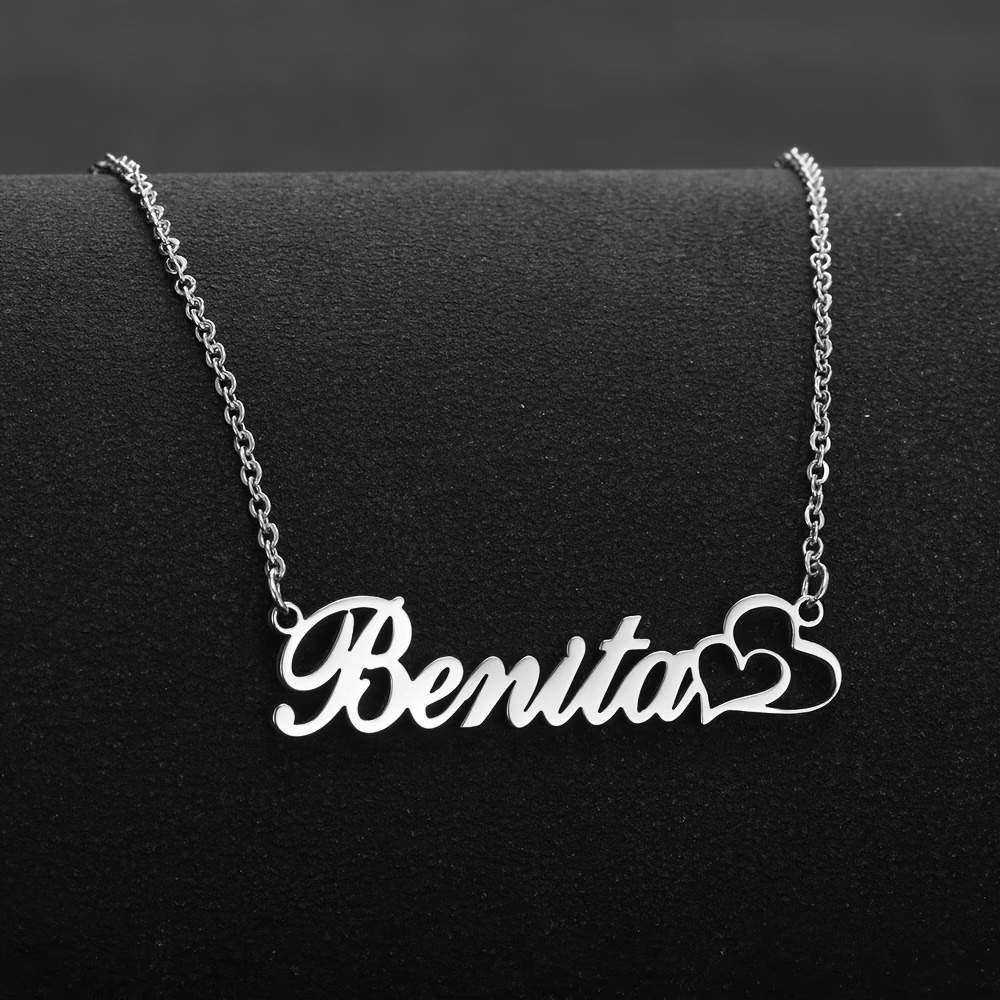 Colar personalizado com nome e - Name Necklace Custom avaliação e preço