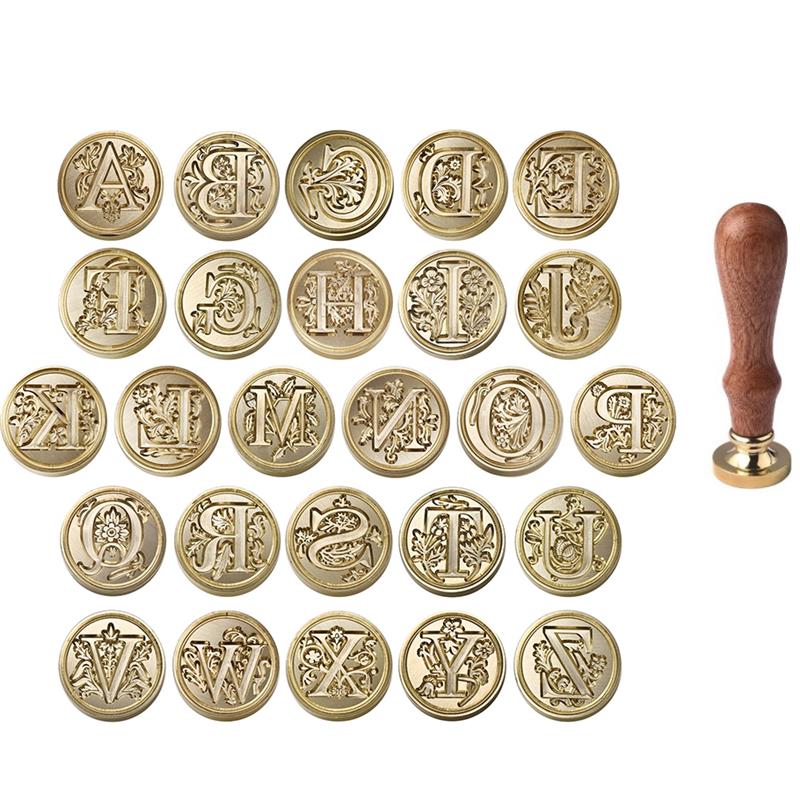A-Z vintage selado cabeça de c - Wax Seal Letter Kit avaliação e preço